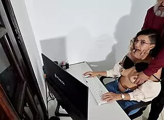 Boss Blackmails Secretary on First Day