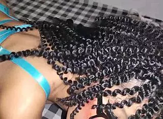 Latina entertains swinger couples live.