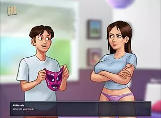 summertime saga episode 156 unfolds in hentai anime cartoon