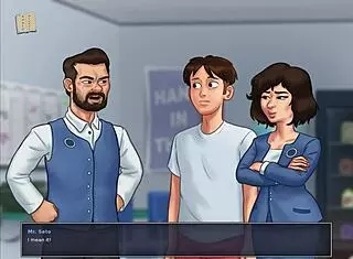 I-I got lost in Summertime Saga hentai anime cartoon