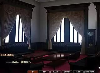 in this hentai game, the crossdressing maid hozuki with big tits serves in scene 2 english