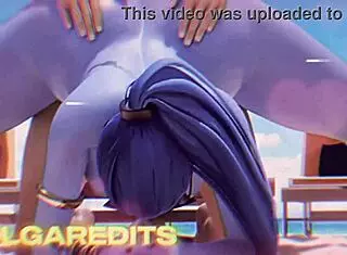 Overwatch tribute with futa creampie and blowjob action 😈