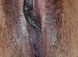 Up close view of wet pussy getting fucked