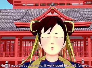 Watch Chun-Li from Street Fighter give a blowjob and get fucked in this POV Fortnite scene?