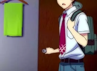 Granny Ine's Protruding Rear Draws Grandpa Shozo in Animated Hentai Parody