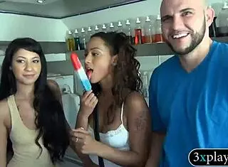 Kinky Brunette Babe Flashes and Gets Fucked Hard for Cash by Handsome Stranger.