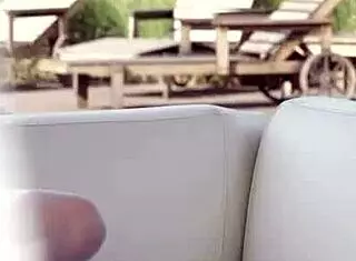 Beautiful Babe Worships Monster Cock with Footjob in Stockings