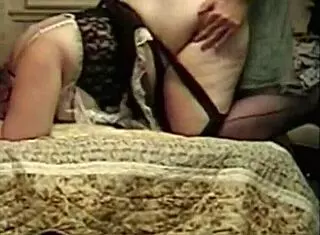 Doggystyle Sex In Outfit And Stockings With Big Ass Bent Over!