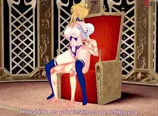Artoria Pendragon Gets Fucked and Titjobbed in Fate Zero Hentai Fantasy!