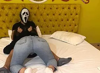 Ghostface demands free blowjob on Halloween night