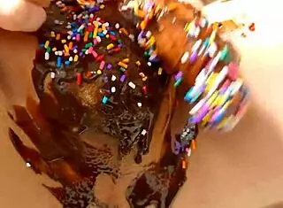 Japanese gay amateurs cook chocolate banana with penis in detailed asian scene