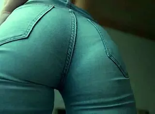 Teasing You with My Ass in Tight Jeans