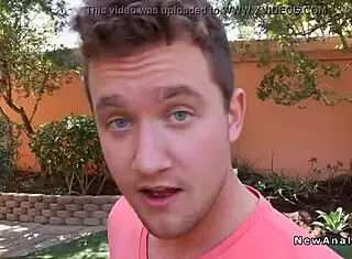 Couple Enjoys Intense Anal Fucking in Backyard with Monster Cock