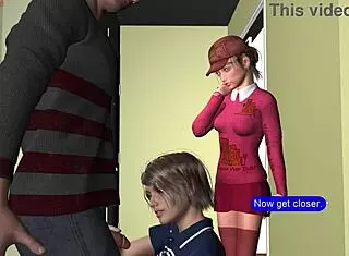 matt says, let's play rough at the bus stop with the girl