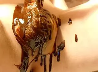 Japanese gay amateurs cook chocolate banana with penis in detailed asian scene