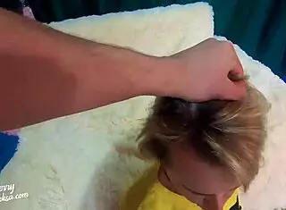 she's deep sucking in grid for hard double penetration and cum on big ass