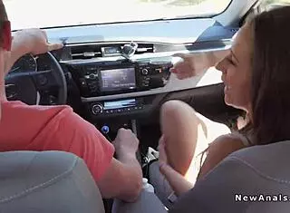 Couple Enjoys Intense Anal Fucking in Backyard with Monster Cock