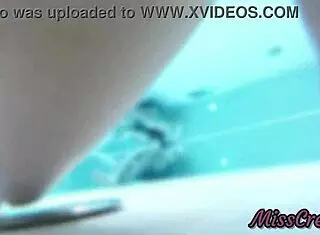 Teen Student Fingers My Pussy In Public Pool In Front Of Everyone - Its Very Risky With Strangers Near- Misscreamy