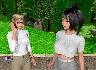 In Ripples 32, the 3D babe's big tits bounce as clothes rip!