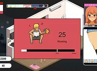 Hentai game: cheating big boobs wife fucked by old handyman in cuckold scenario