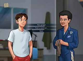 Summertime Saga 76: Brunette Anime Girl with Small TITS in Erotic Game