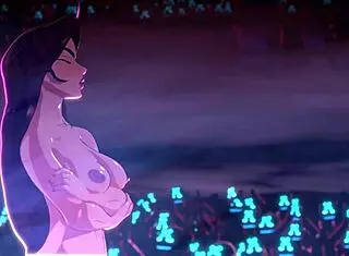 An exciting outdoor adventure unfolds in this animated cartoon world.