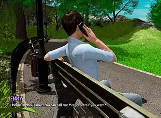 In Ripples 32, the 3D babe's big tits bounce as clothes rip!