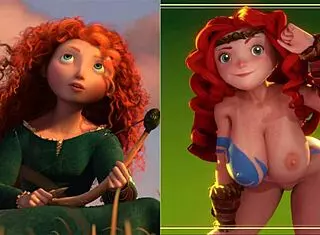 Cartoons naked comparison v2, oops forgot the title!