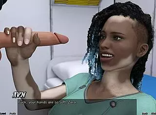 In Stranded in Space 31, Black Virgin Craves Cum in Mouth