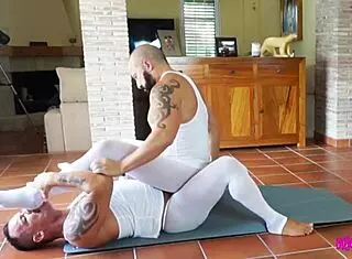 muscle men in ballet tights getting it on hard