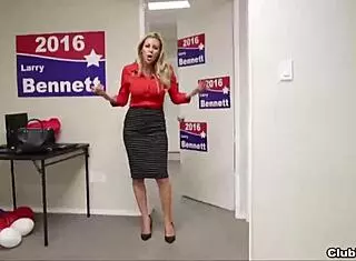 Super Hot Milf Gives POV Handjob To Monster Cock