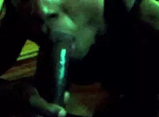 Ebony woman sucks big black dick with monster cock enthusiasm!