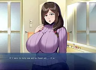 Lewd Cultural Exchange: Housewife's Big Tits Meet Monster Cock in Anime
