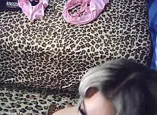 Behind Scenes Glasses Cam of Maxxx Loadz and Azn Blonde in Hardcore Interracial Fuck