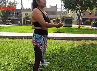 Peruvian Mexican Milf Says Exercise But Ends Up Fucking With Monster Cock And Creampie At Home