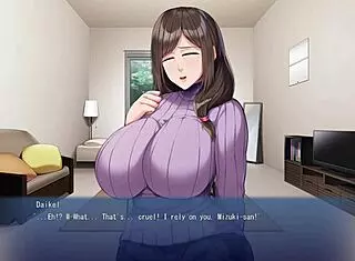 Lewd Cultural Exchange: Housewife's Big Tits Meet Monster Cock in Anime
