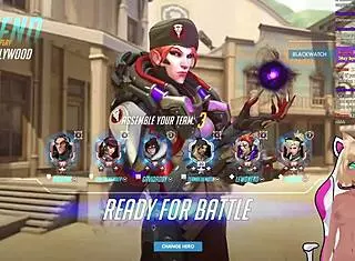 Vtuber Lewdneko Plays Overwatch And Gets Her Ass Spanked Part 2