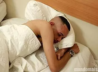 Two straight friends explore gay desires with bareback and crossdressing