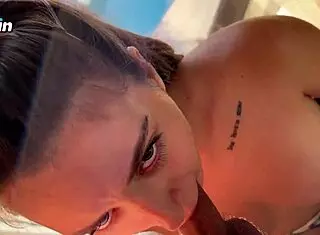 i caught my stepbrother jerking off and he roughly fucked my face