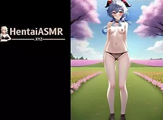 Blue Haired Hentai Character Casting Love Spells