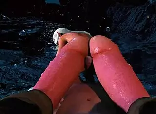 Zelda Engages in Uncensored Sex with Monster Cock at Hot Springs in 3D Hentai