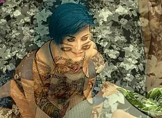 After mom leaves, the emo girl with big tits seduces her bbc stepdad in a sexy outfit