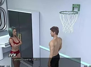 Stranded In Space Femdom Mistress Kisses Cute Teen 18+ Monster Cock 3D Fat Huge Curvy