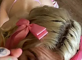 emma rosie gives a hot blowjob in this amateur hookup, ending with a facial