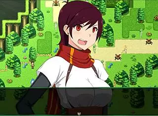 Pink Hair Demongirl Rides and Deepthroats in Hentai Game Creampie Scene