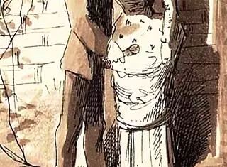 Asian Secretary in a Hot Office