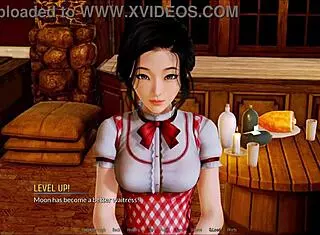 feeling overwhelmed by the monster cock in this homemade harem hotel scene