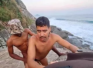 Orgy On Carioca Beach With Anal Finger, Swallow, African, Clothes Ripped, Masturbation, Cock, Creampie, Assfucking, Blowjob, Asshole