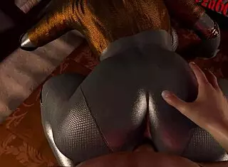 哇，双胞胎在原子之心3D动画里疯狂做爱太猛了！🔥