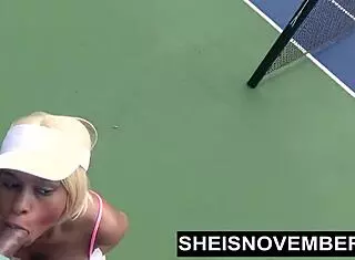 Hd Msnovember Gets Face Painted By Big Cock! Huge Facial On Her Cute Ebony Face!